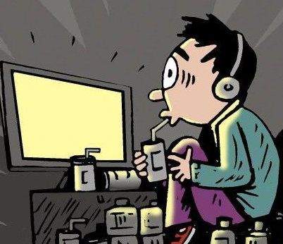 初中生为打游戏熬夜到凌晨三点 一断网就发脾气扔东西