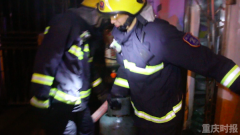 惊险 面馆起火还留下4个正在使用的煤气罐