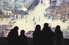 身临其境栩栩如生 动态版巨幅3D《清明上河图》开展