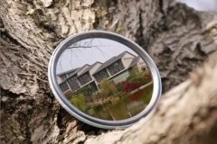 美cry！重庆一高校学生将校园美景装进化妆镜里