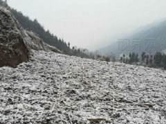 奉节高山地区 天降鹅毛大雪