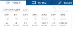 本周前三天晴晴晴　后四天雨雨雨雨