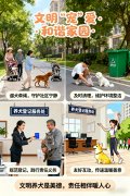 社区日常 | “文明‘宠’爱·和谐家园”——九龙湾社区 社区文明养犬宣传